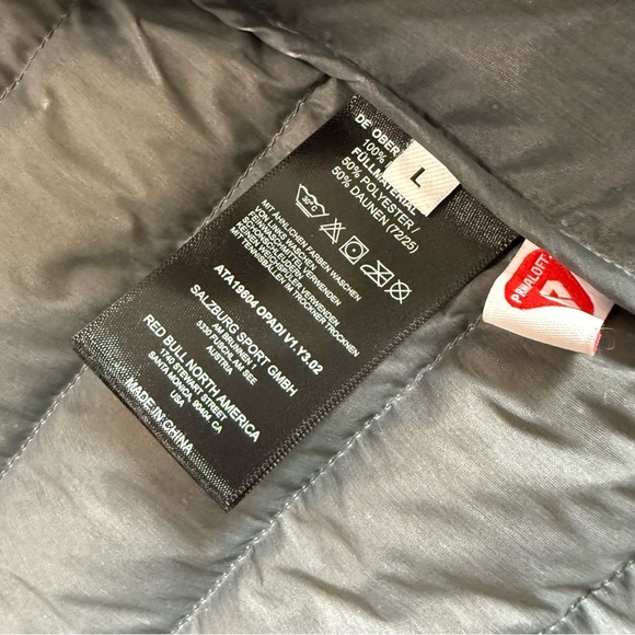NWT Alphatauri Primaloft Gray Puffer Jacket Women’s Size: Large - Picture 13 of 13